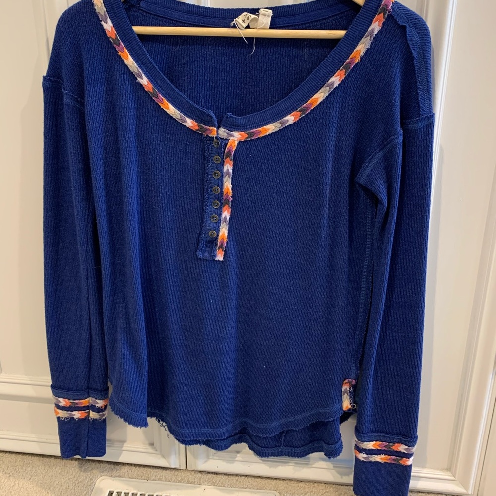We the Free embroidered thermal top